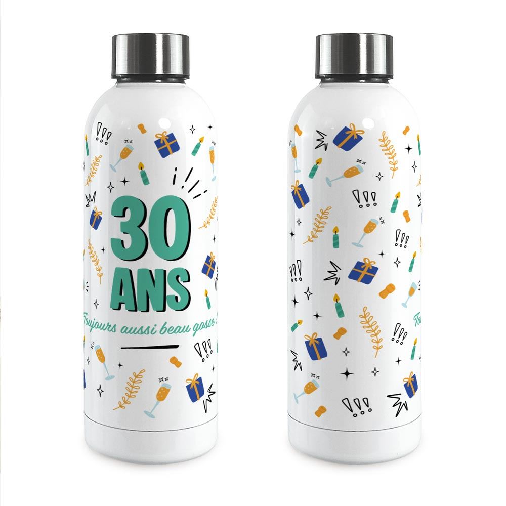 Gourde isotherme large homme 30 ans