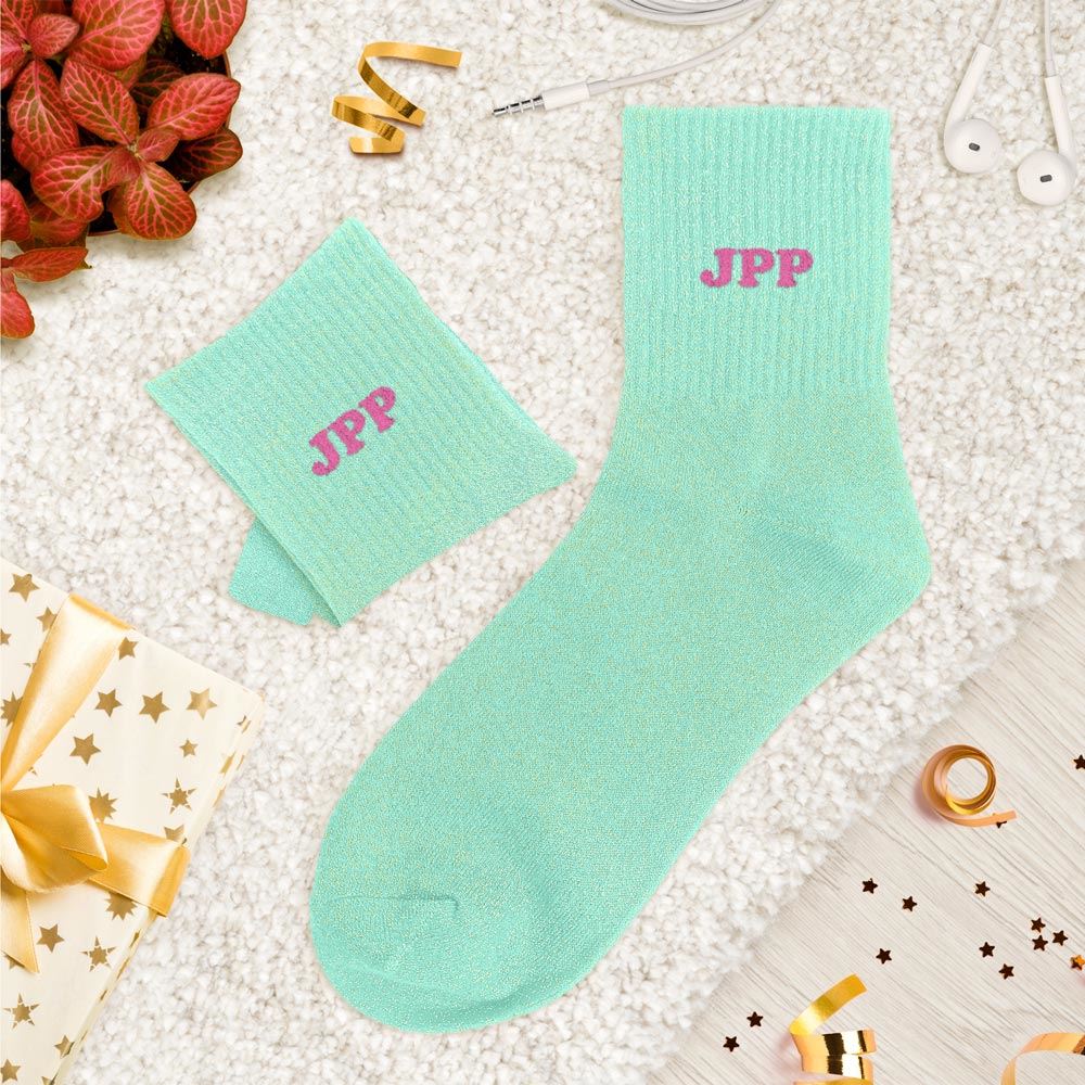 Chaussettes paillettes tuftees jpp
