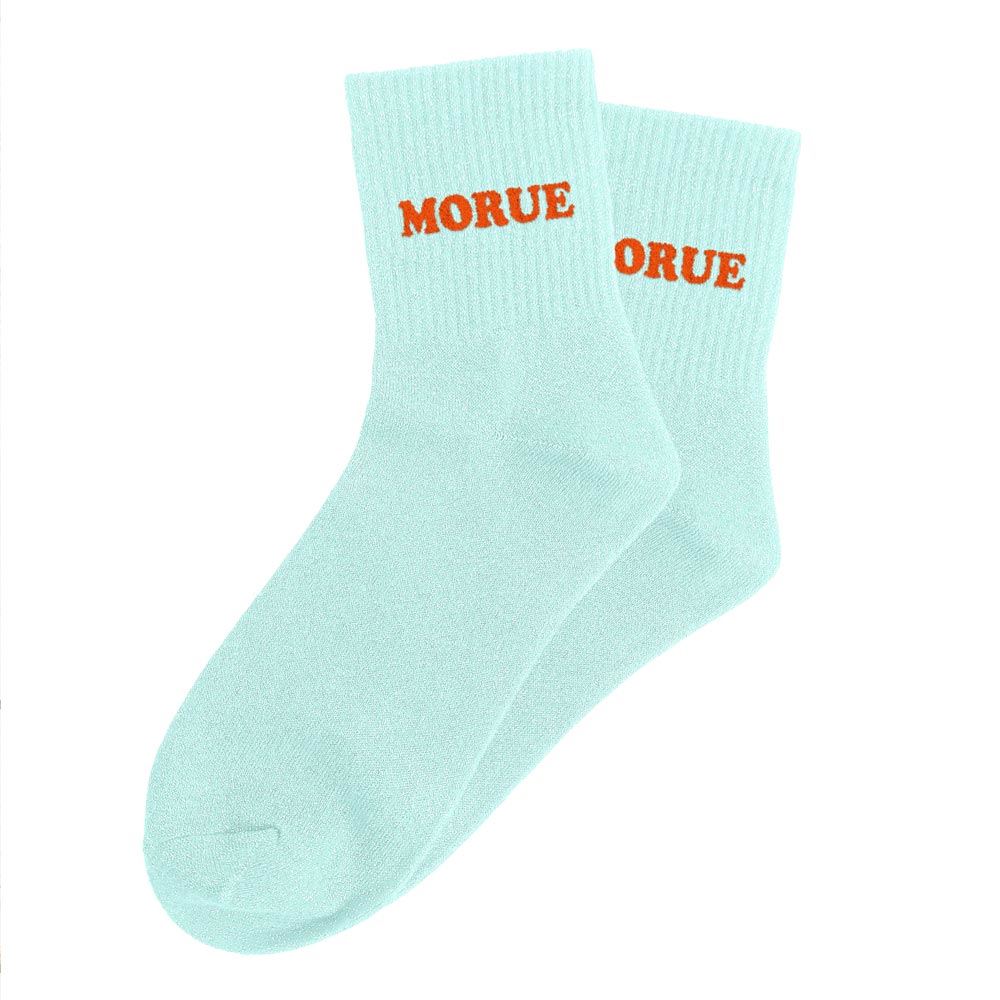 Chaussettes paillettes tuftees morue