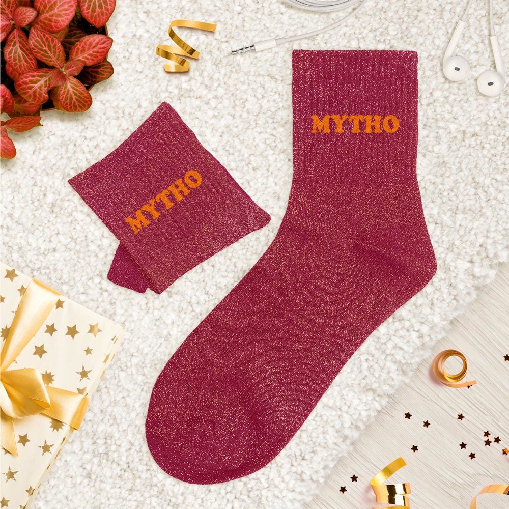 Chaussettes paillettes tuftees mytho