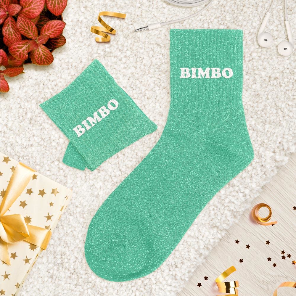 Chaussettes paillettes tuftees bimbo