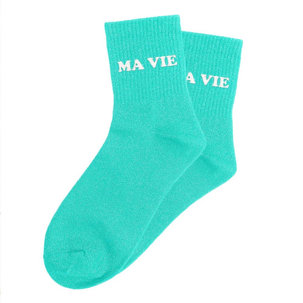 Chaussettes paillettes tuftees ma vie