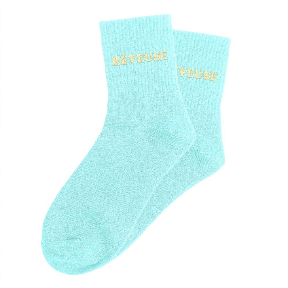 Chaussettes paillettes tuftees reveuse