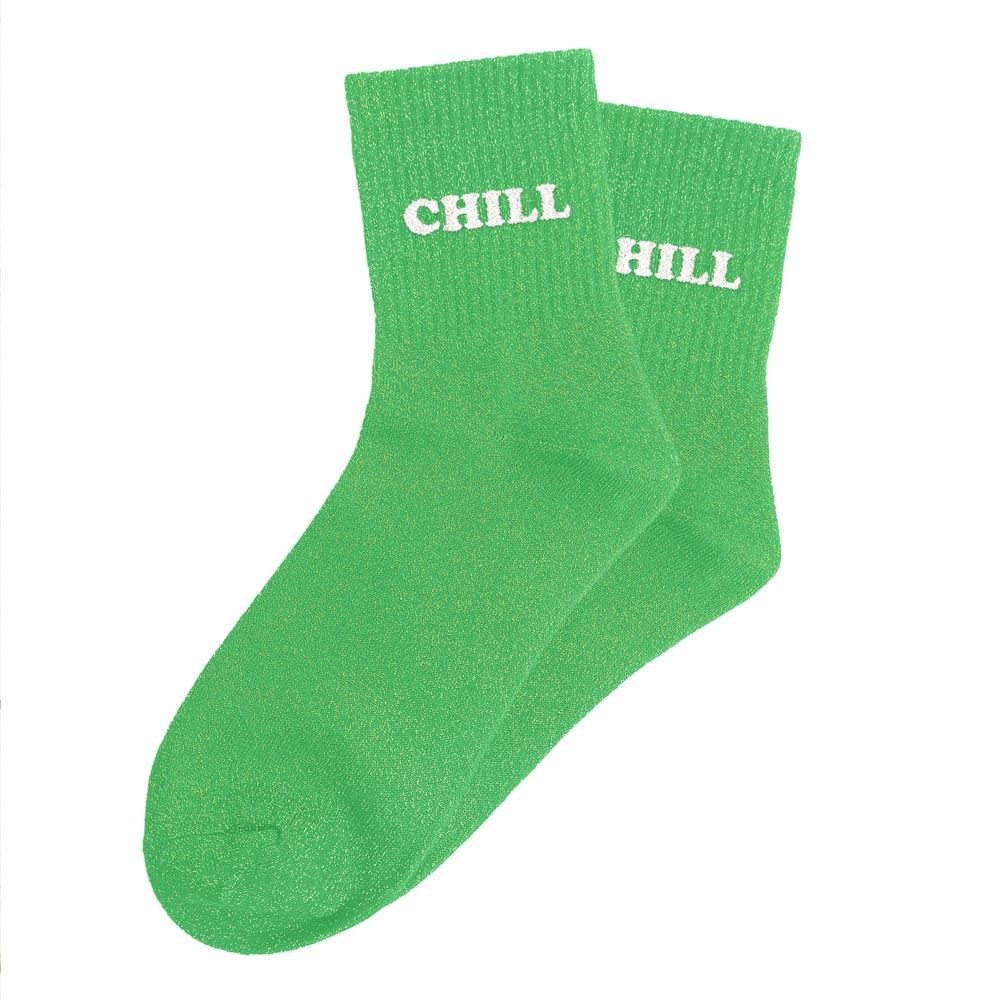 Chaussettes paillettes tuftees chill