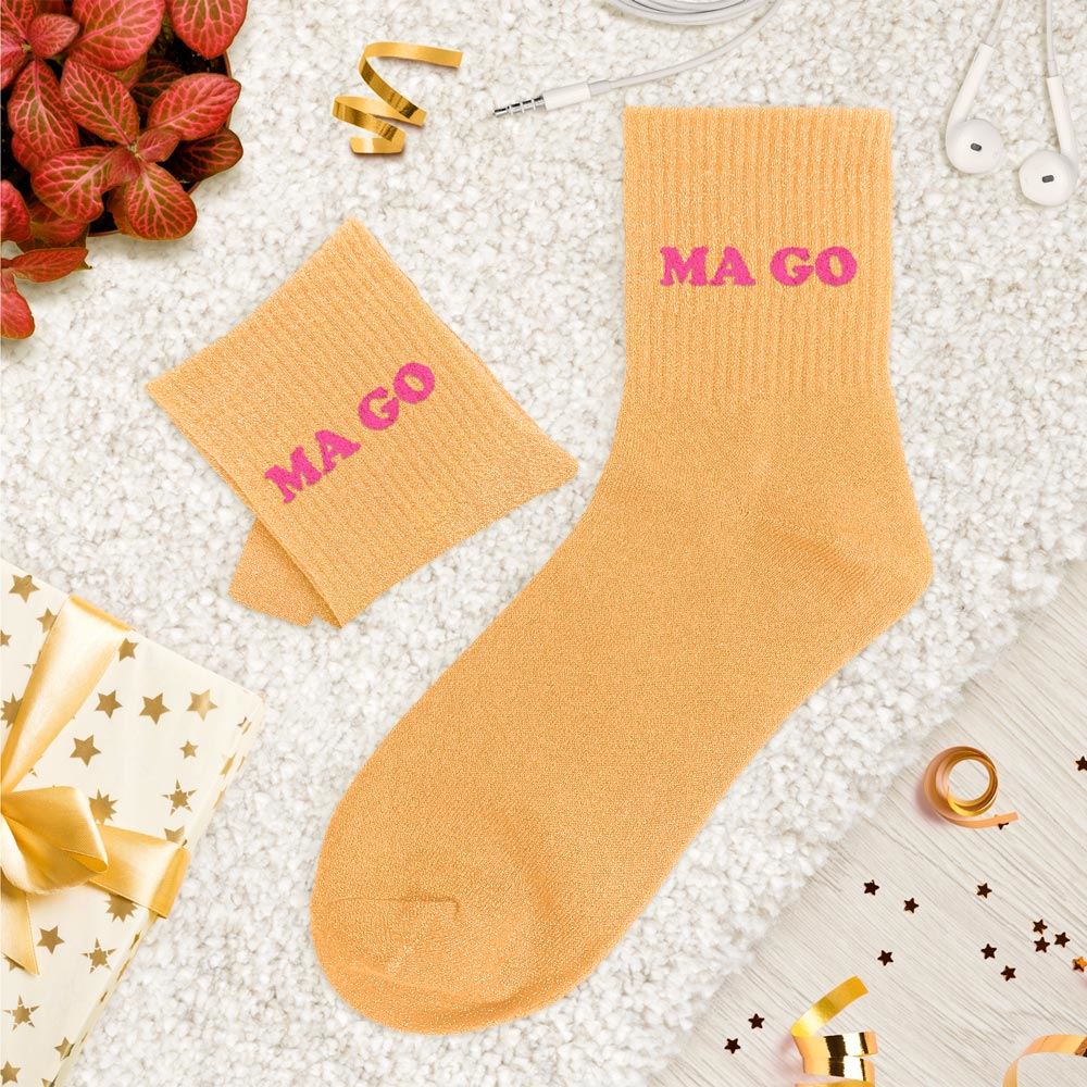 Chaussettes paillettes tuftees ma go
