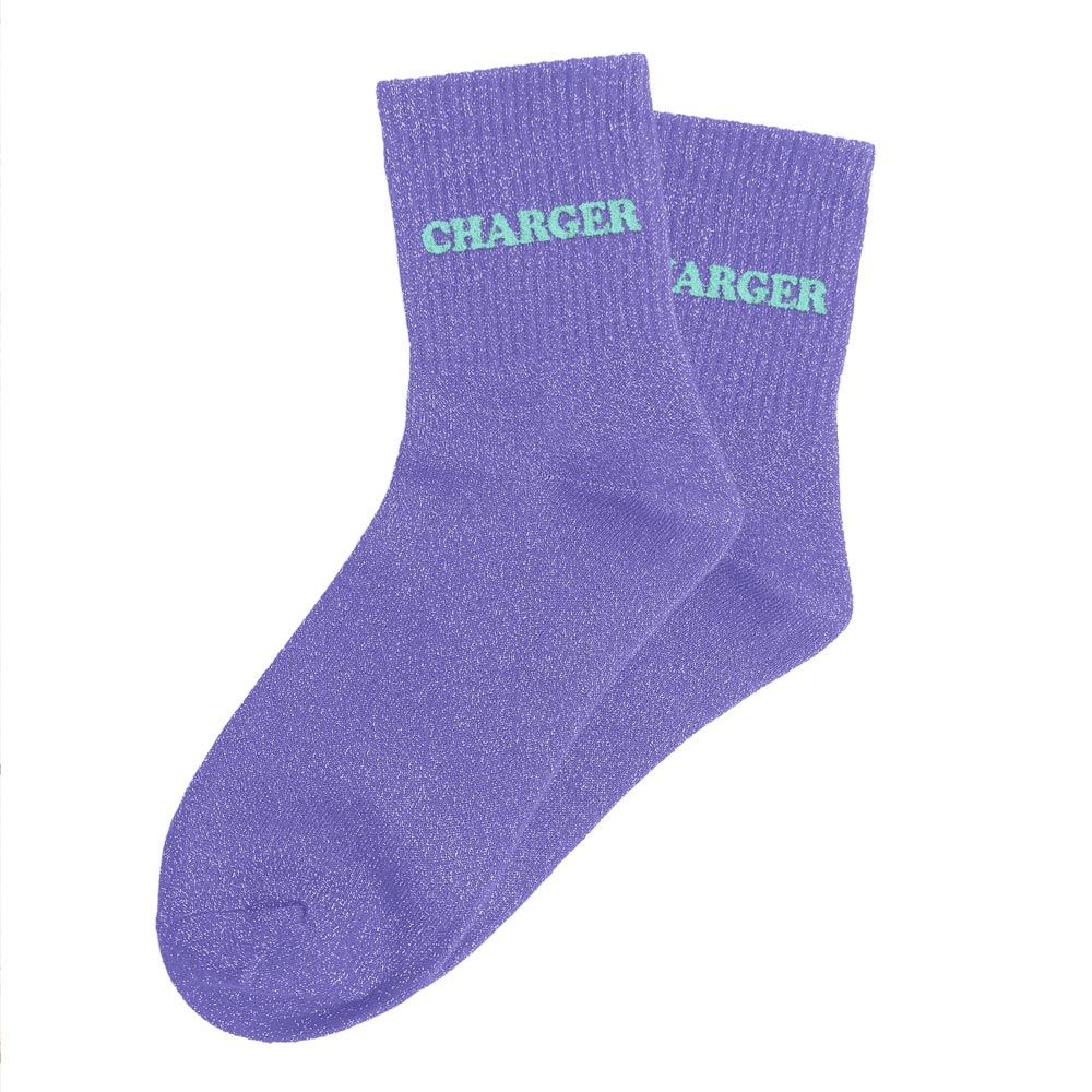 Chaussettes paillettes tuftees charger