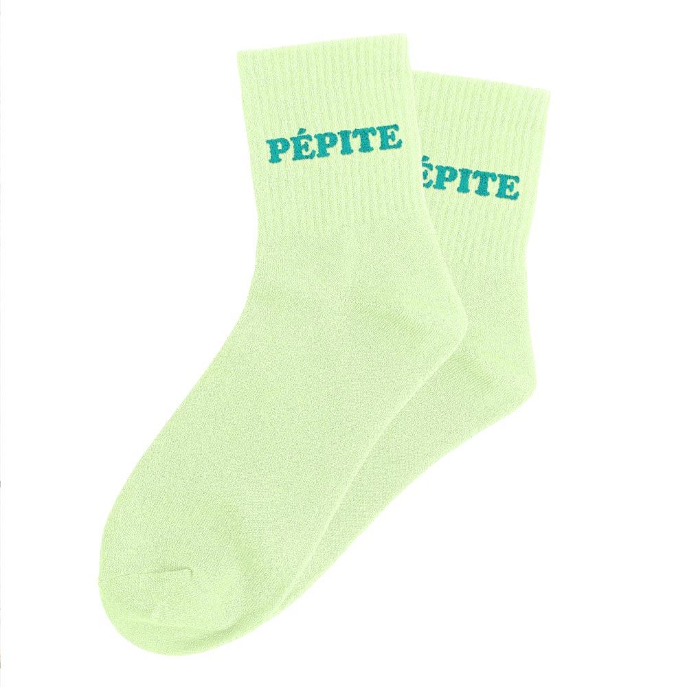 Chaussettes paillettes tuftees pepite