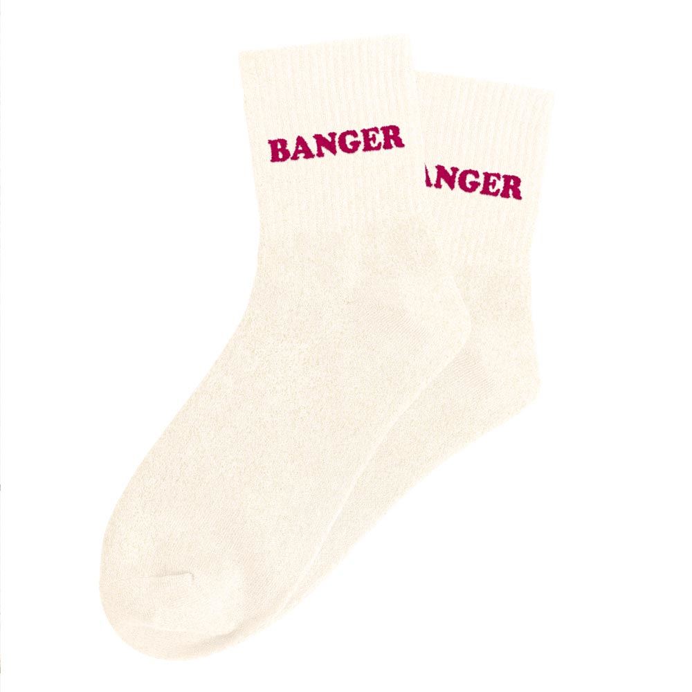 Chaussettes paillettes tuftees banger