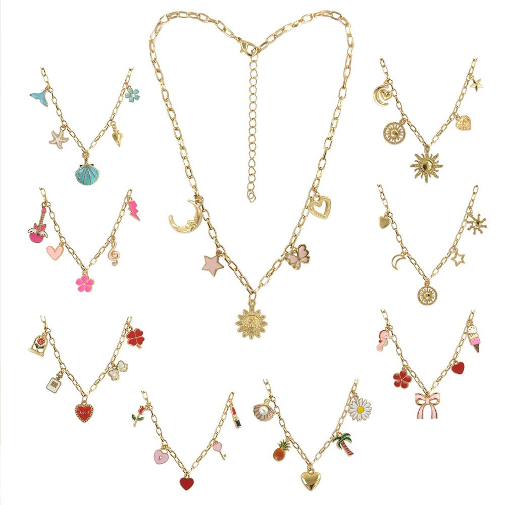Display colliers charms 9mods/45pcs