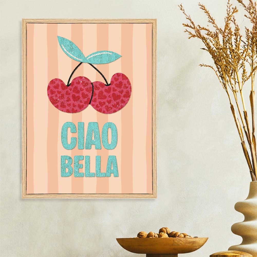 Toile tuftee paillettes ciao bella