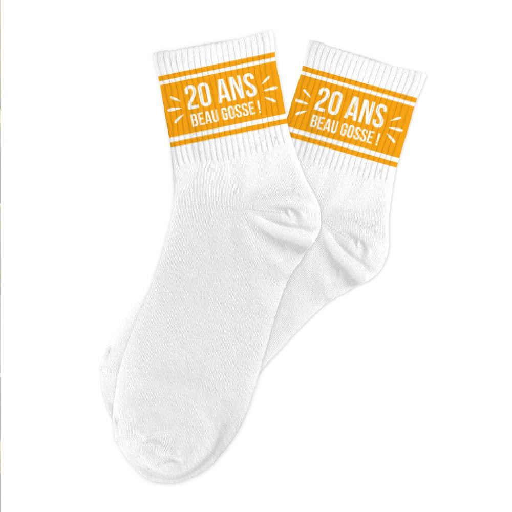 Chaussettes anniversaire homme 20ans