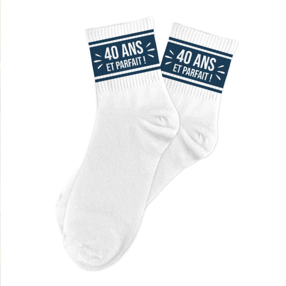 Chaussettes anniversaire homme 40ans