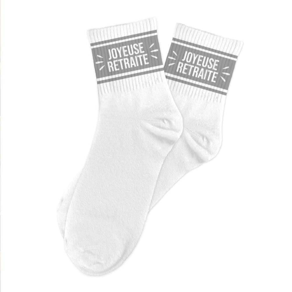 Chaussettes anniversaire homme joyeuse retraite
