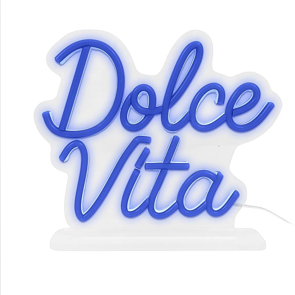 Decoration neon a poser dolce vita