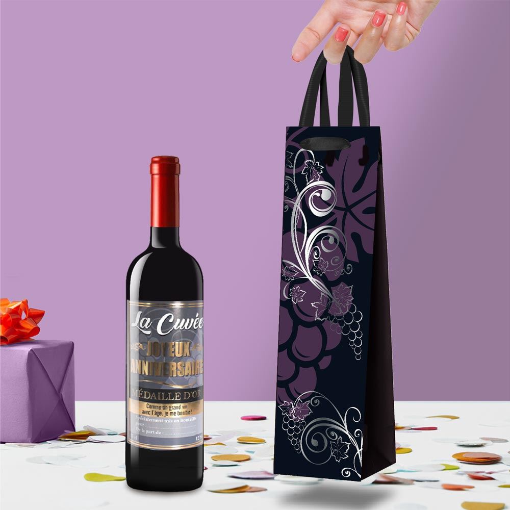 Rubrique Pochettes bouteilles vin