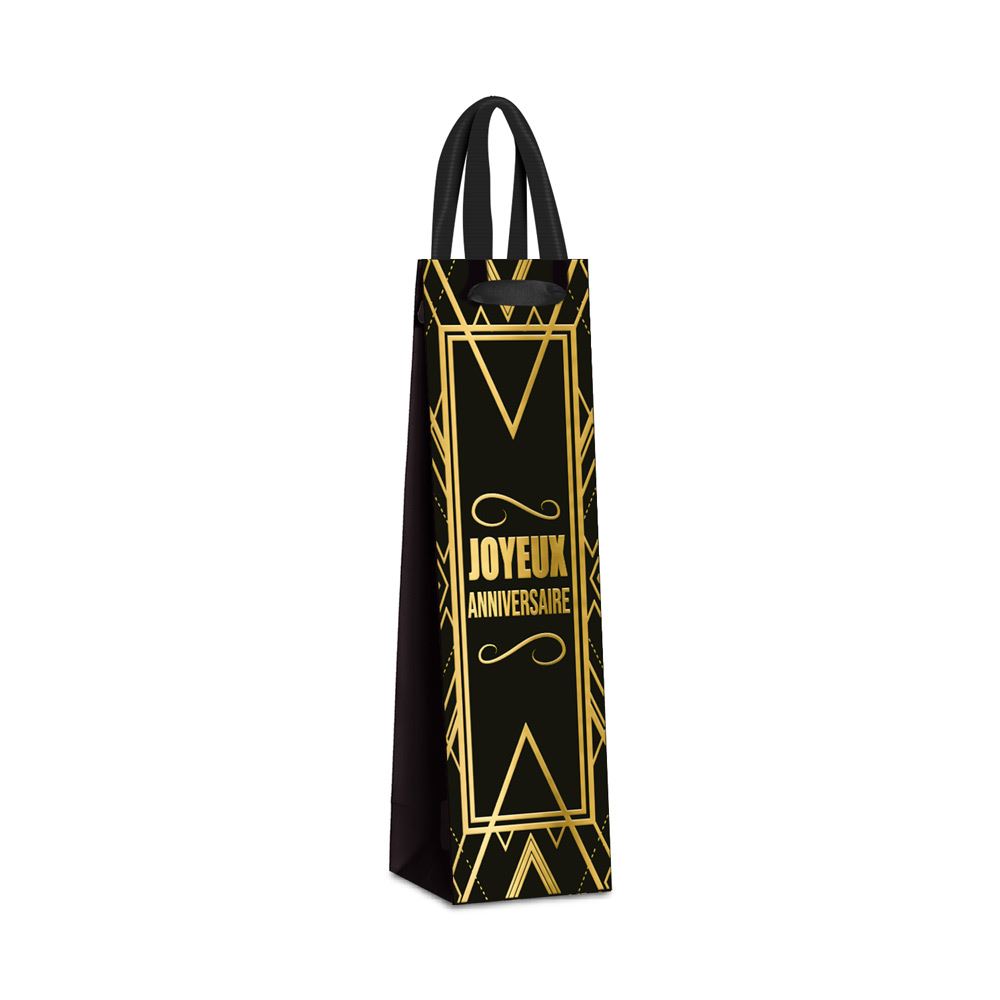 Pochette cadeau vin anniv