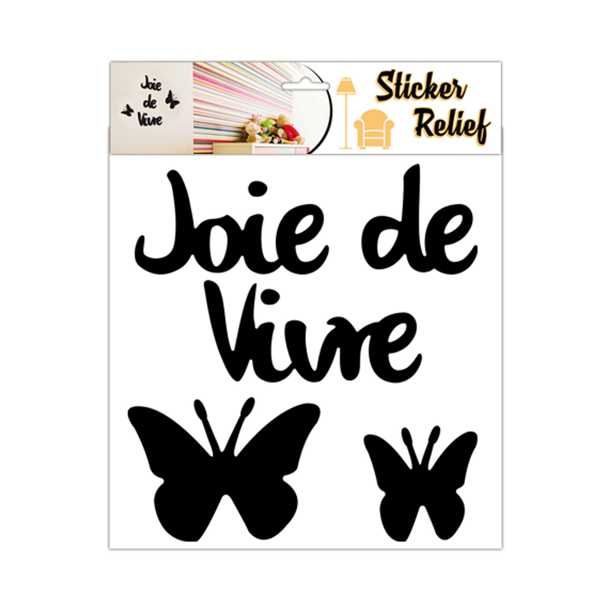 Sticker relief joie de vivre