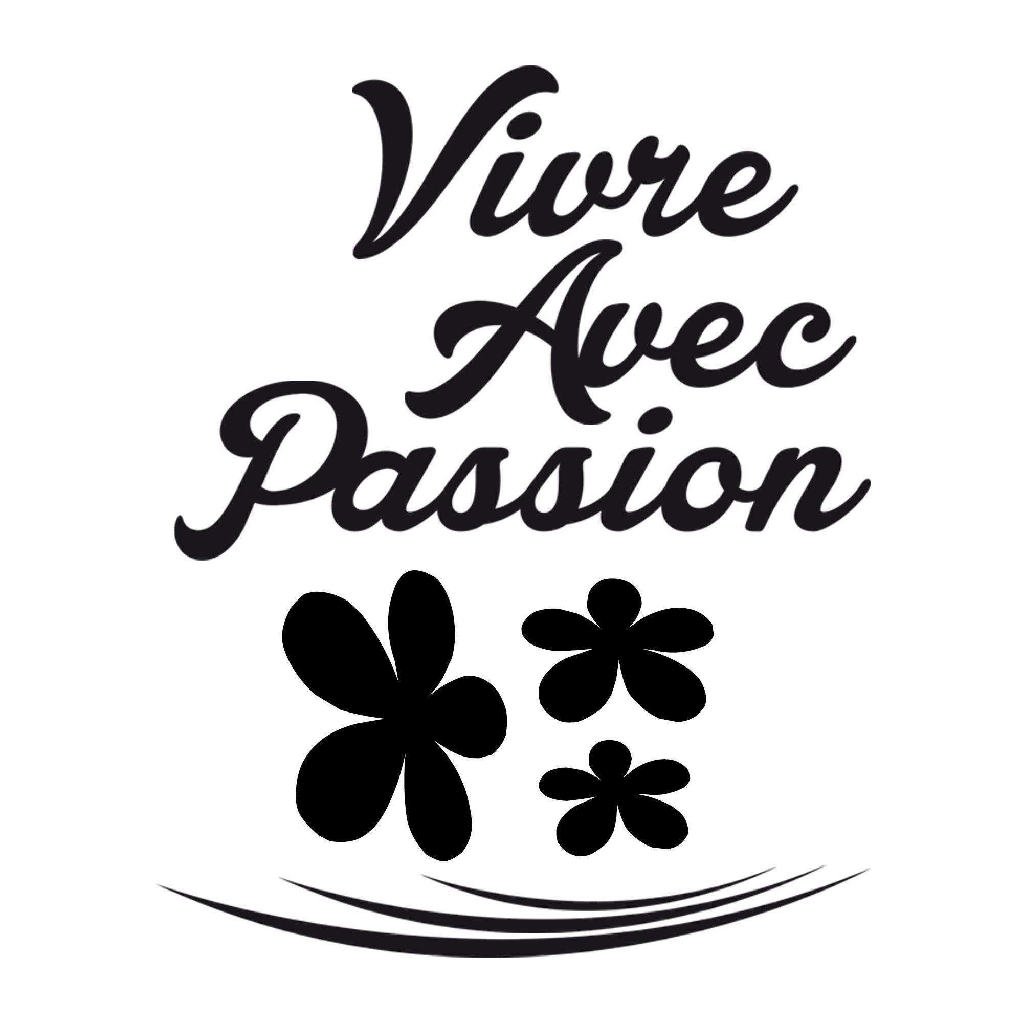 Sticker relief vivre passion