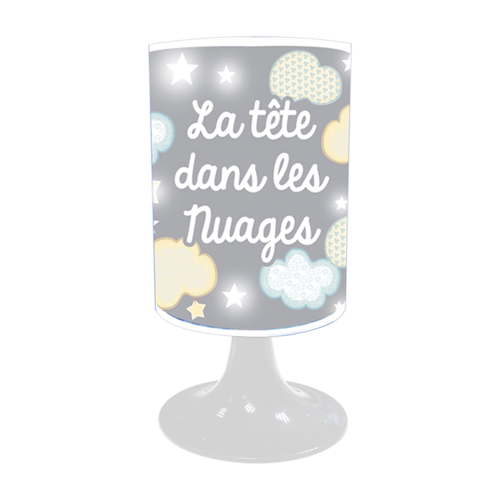 Lampe la tete dans les nuages