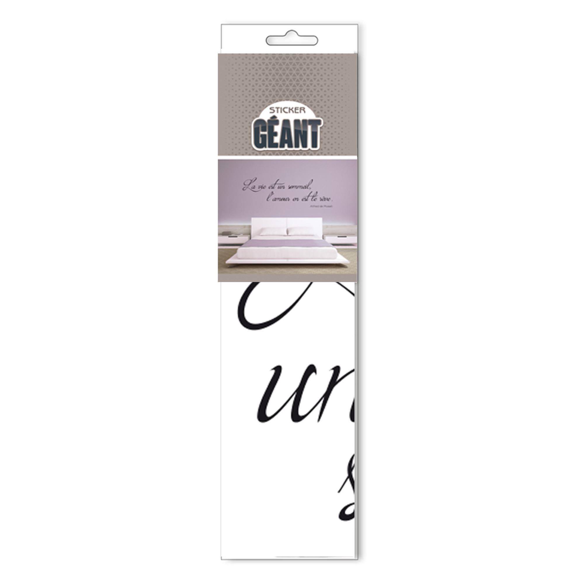 Sticker geant amour reve