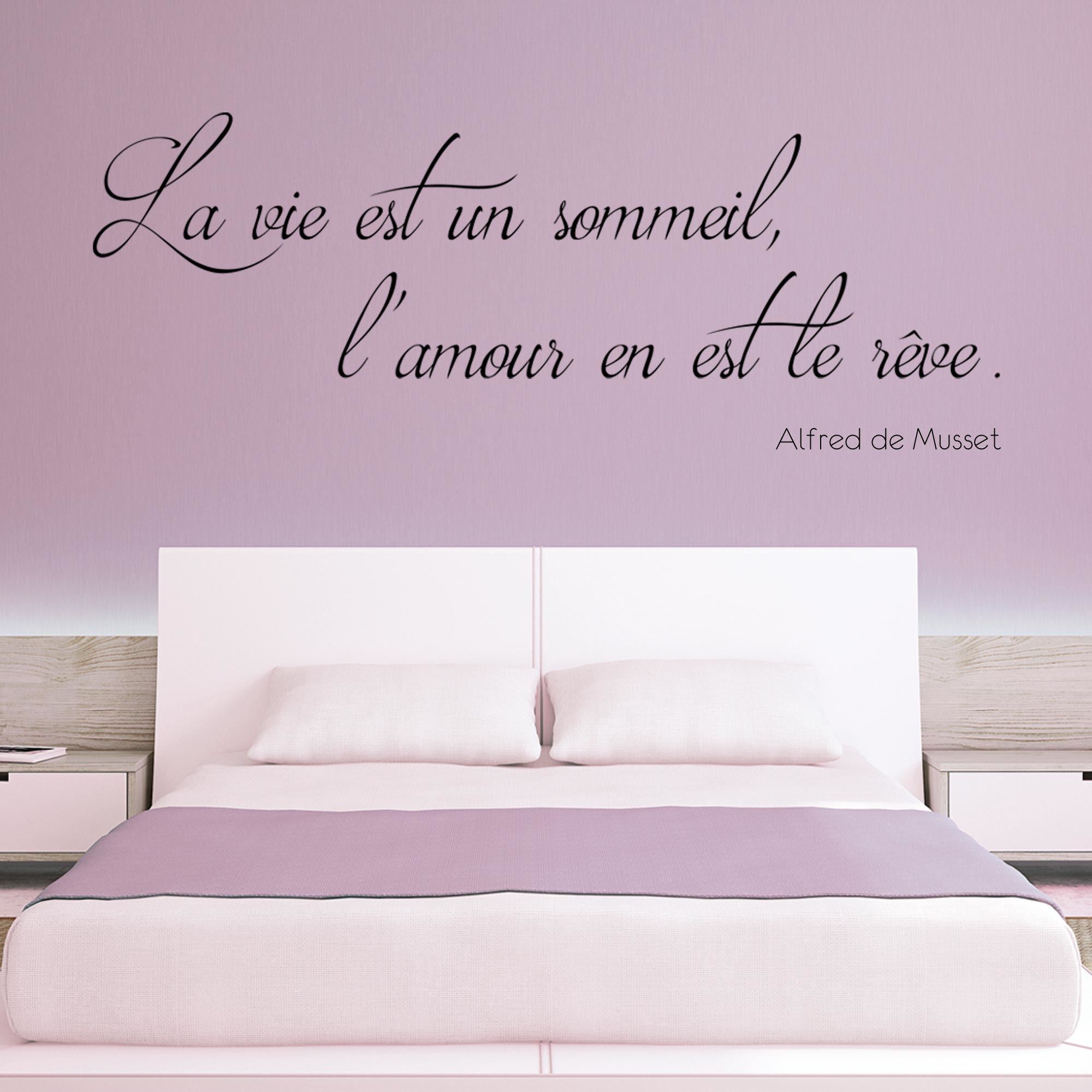 Sticker geant amour reve