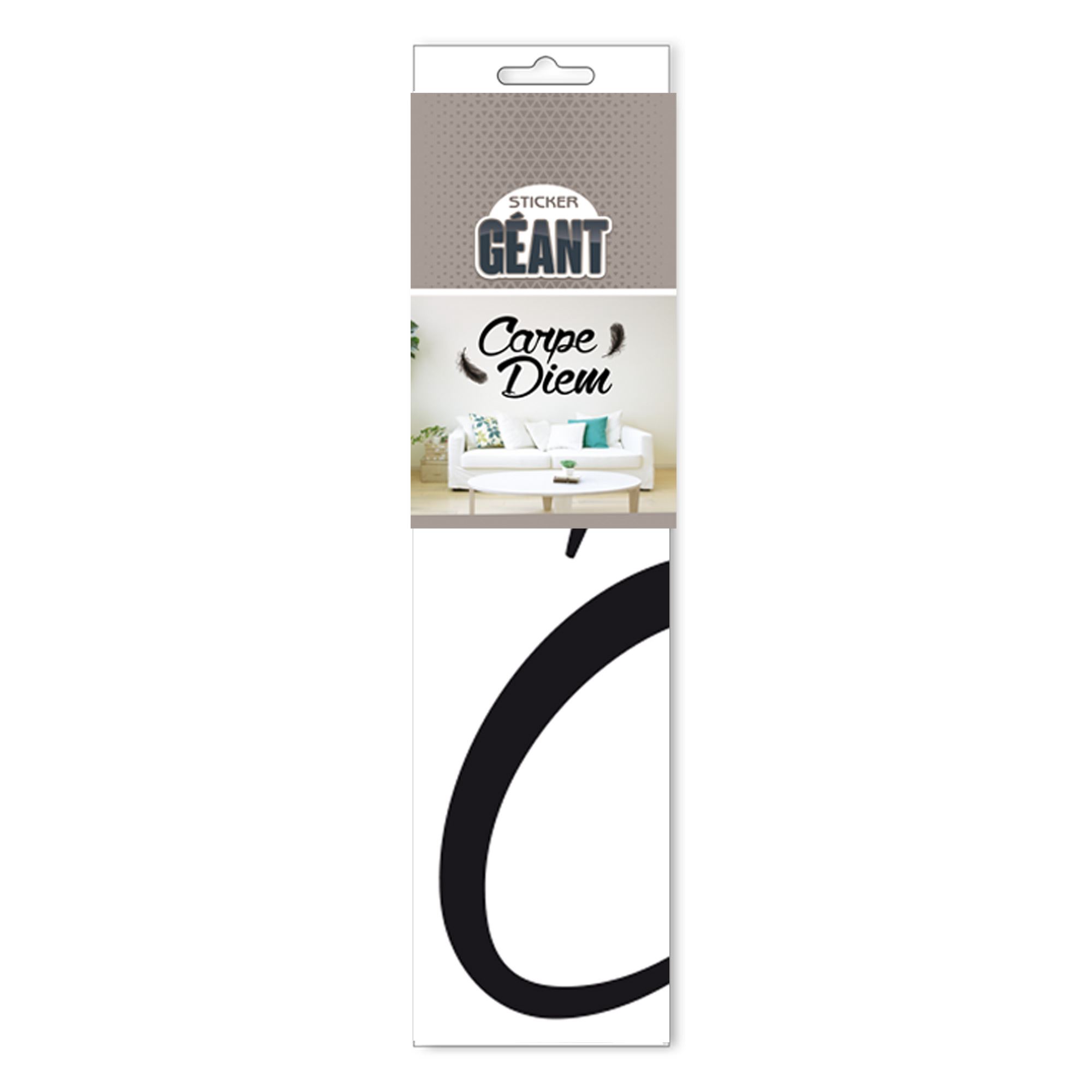 Sticker geant carpe diem