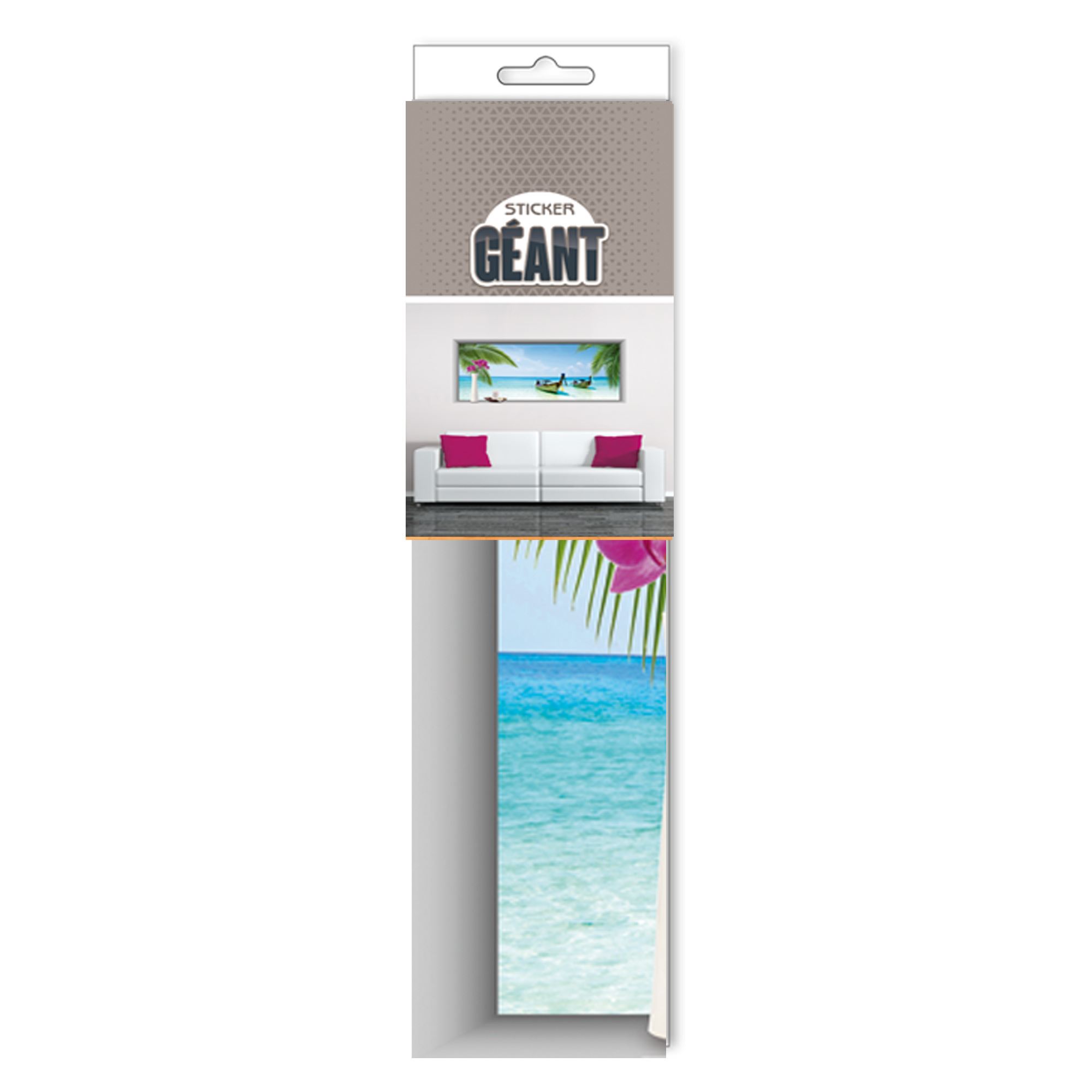 Sticker geant plage