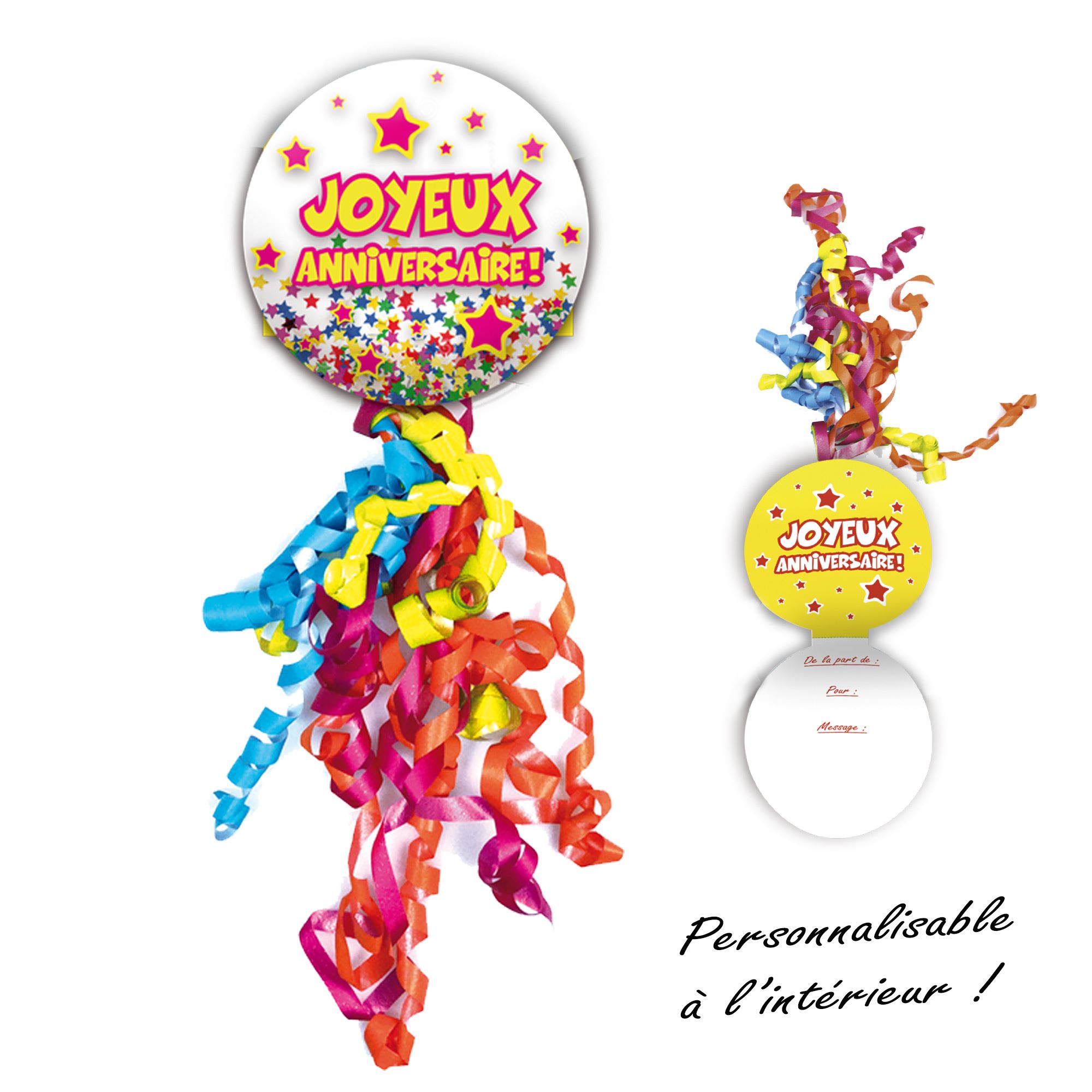 Deco de cadeau joyeux anniv