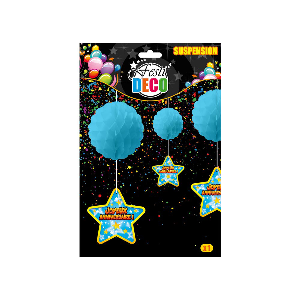 Suspension boule anniversaire