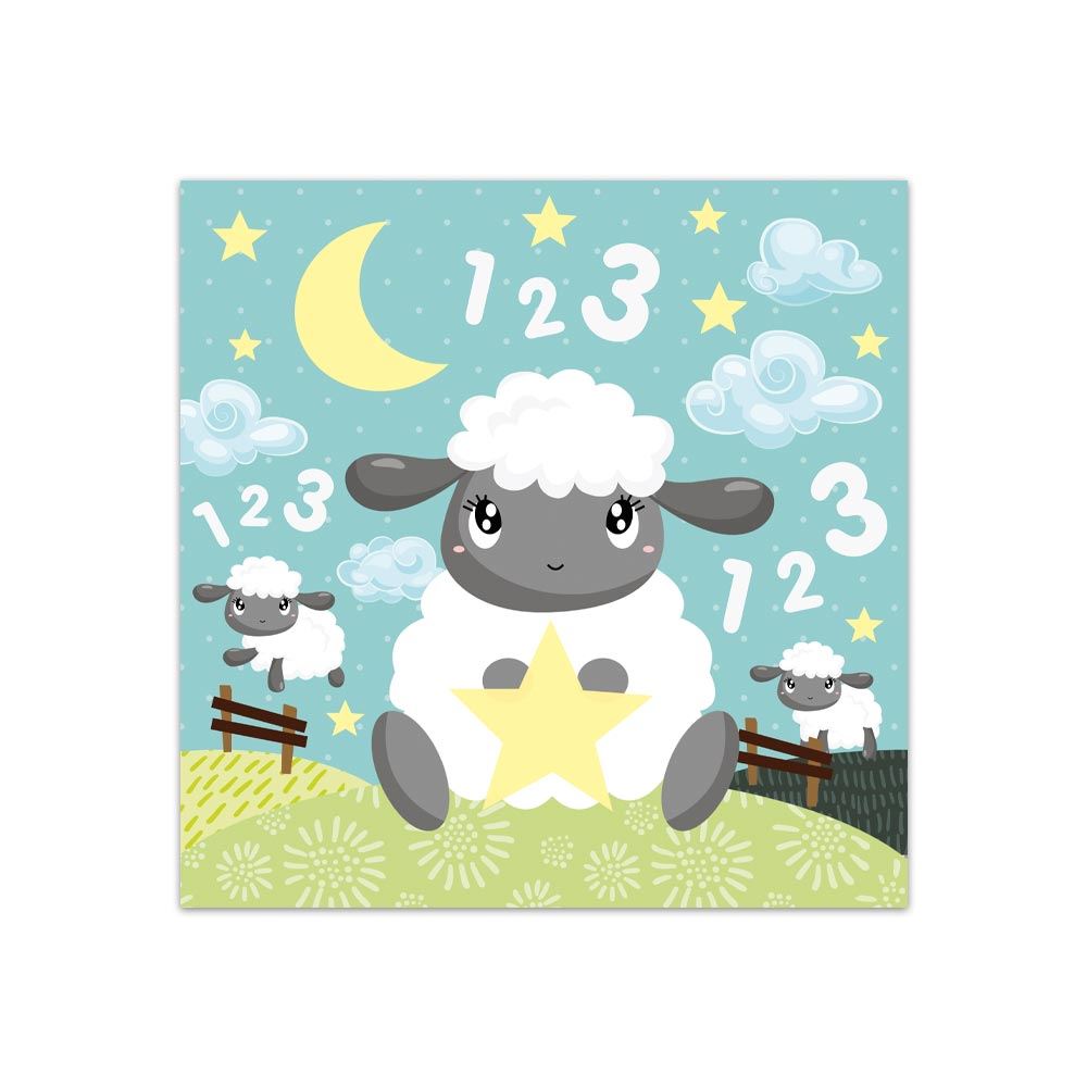 Toile mouton 28x28