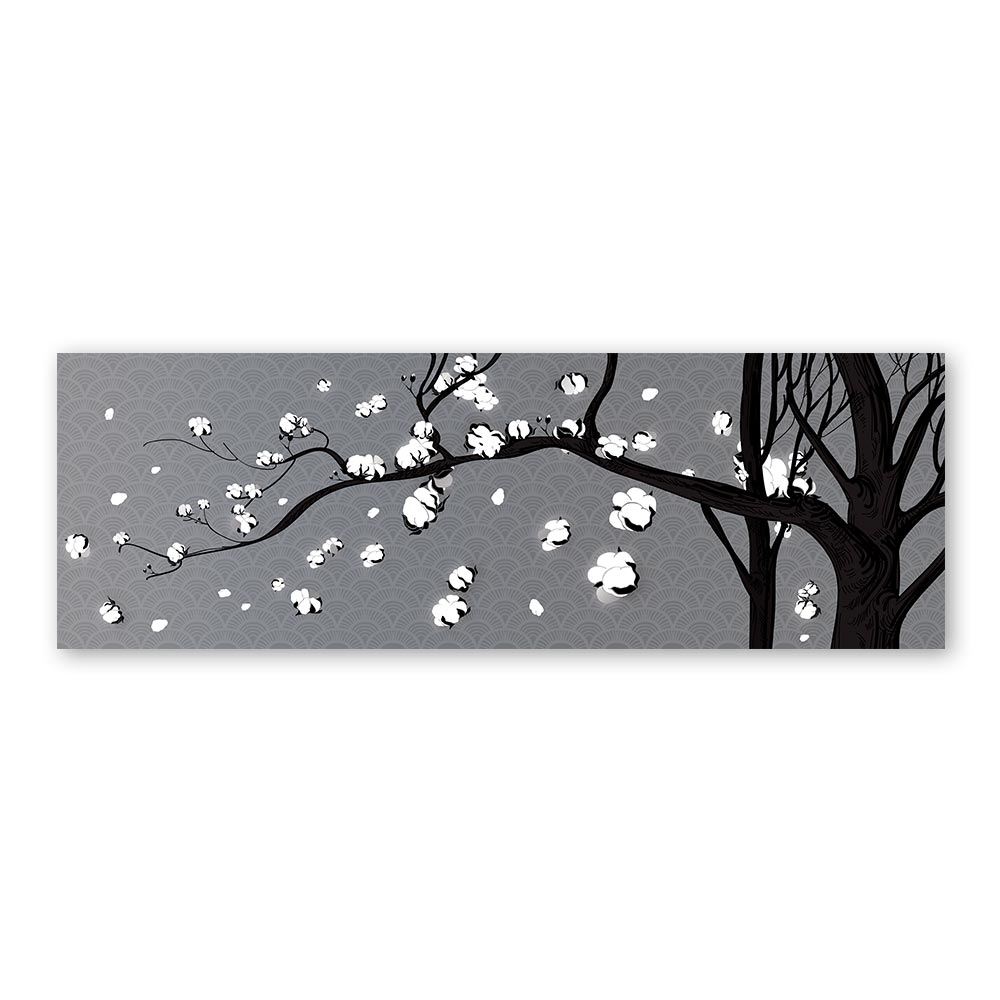 Toile vegetoile fleurs coton