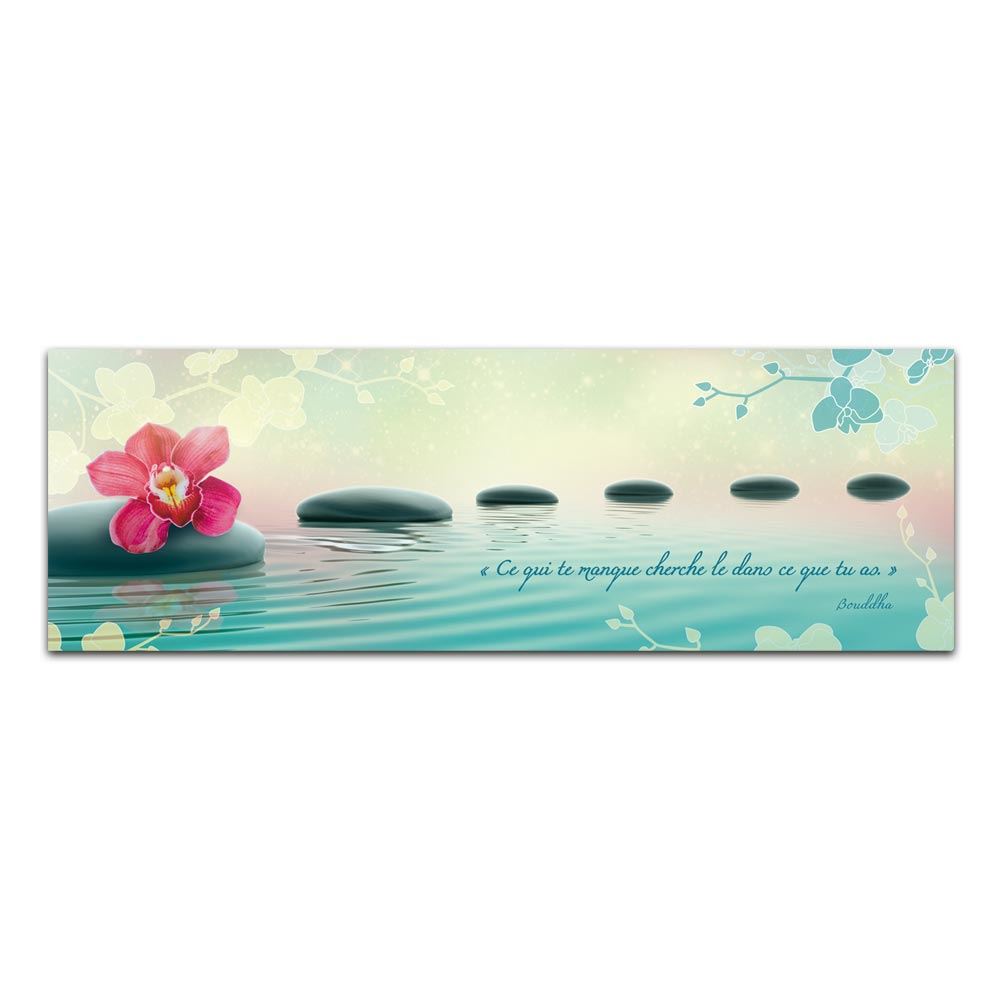 Toile zen orchidee