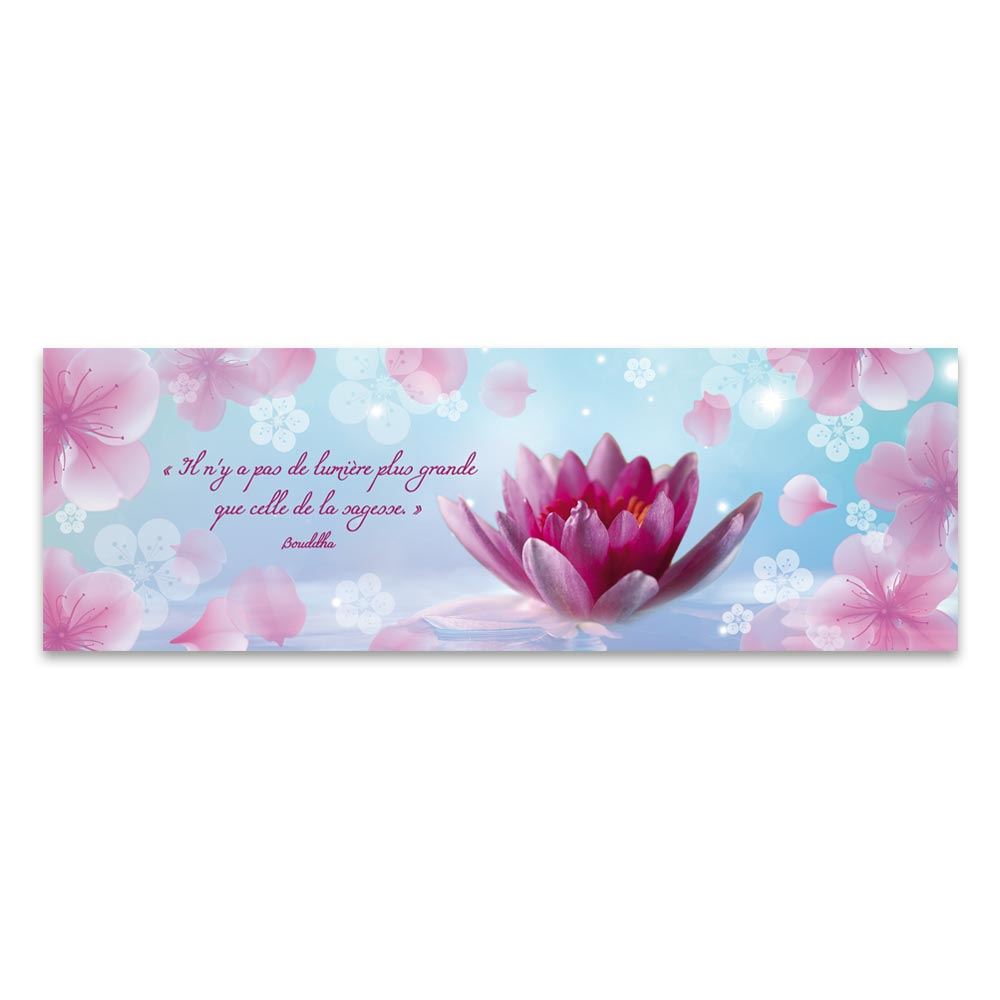 Toile zen nenuphar