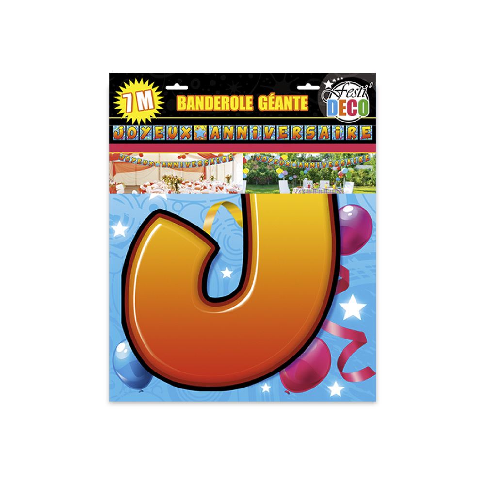 Guirlande geante joyeux anniv