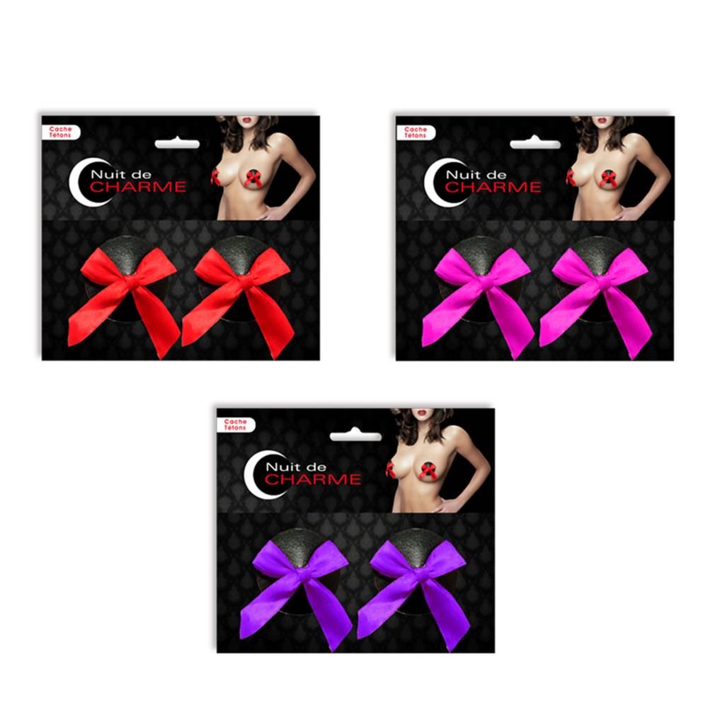 Cache tetons ruban 3mods /9pcs