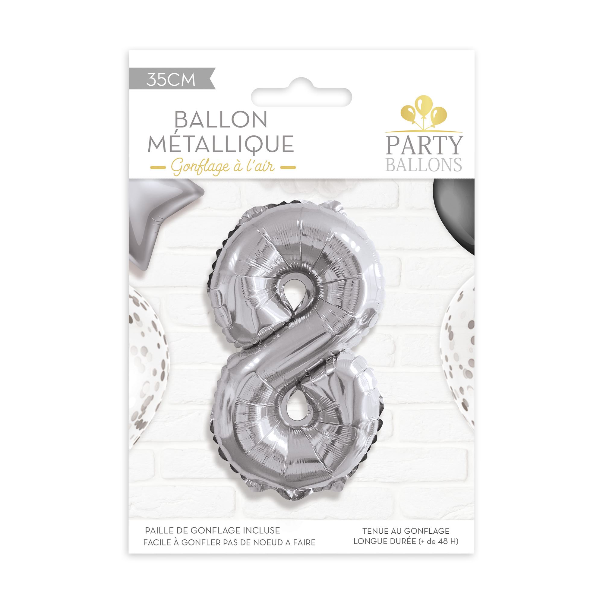 Ballon metallique 8