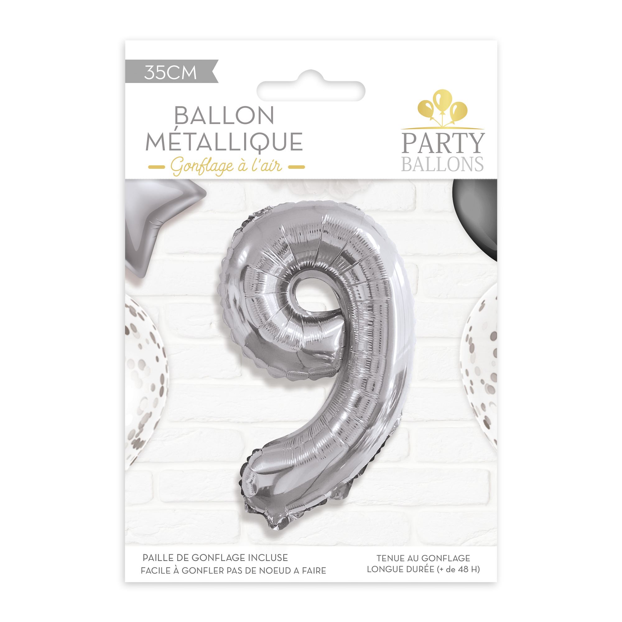 Ballon metallique 9