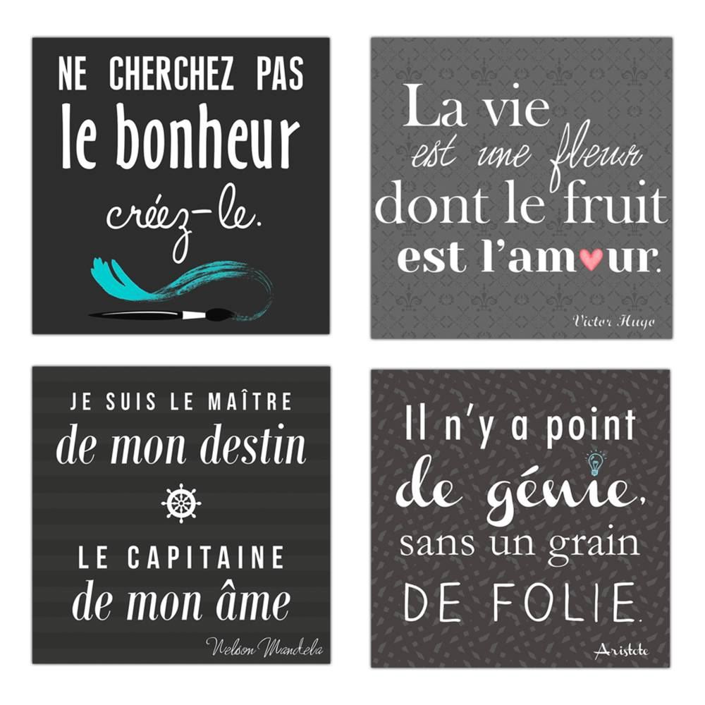 Toile citations  4mods /16pcs