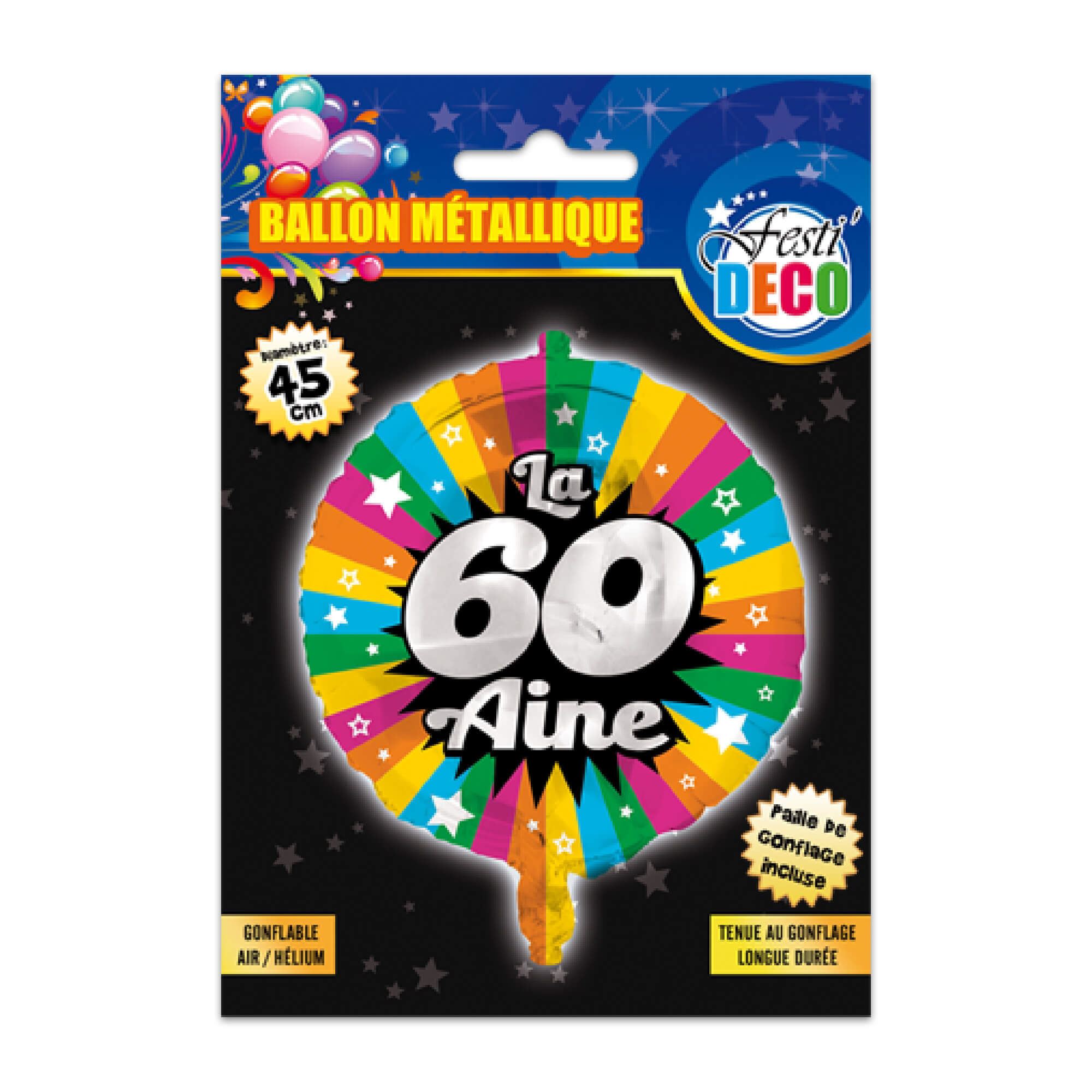 Ballon metal 60aine