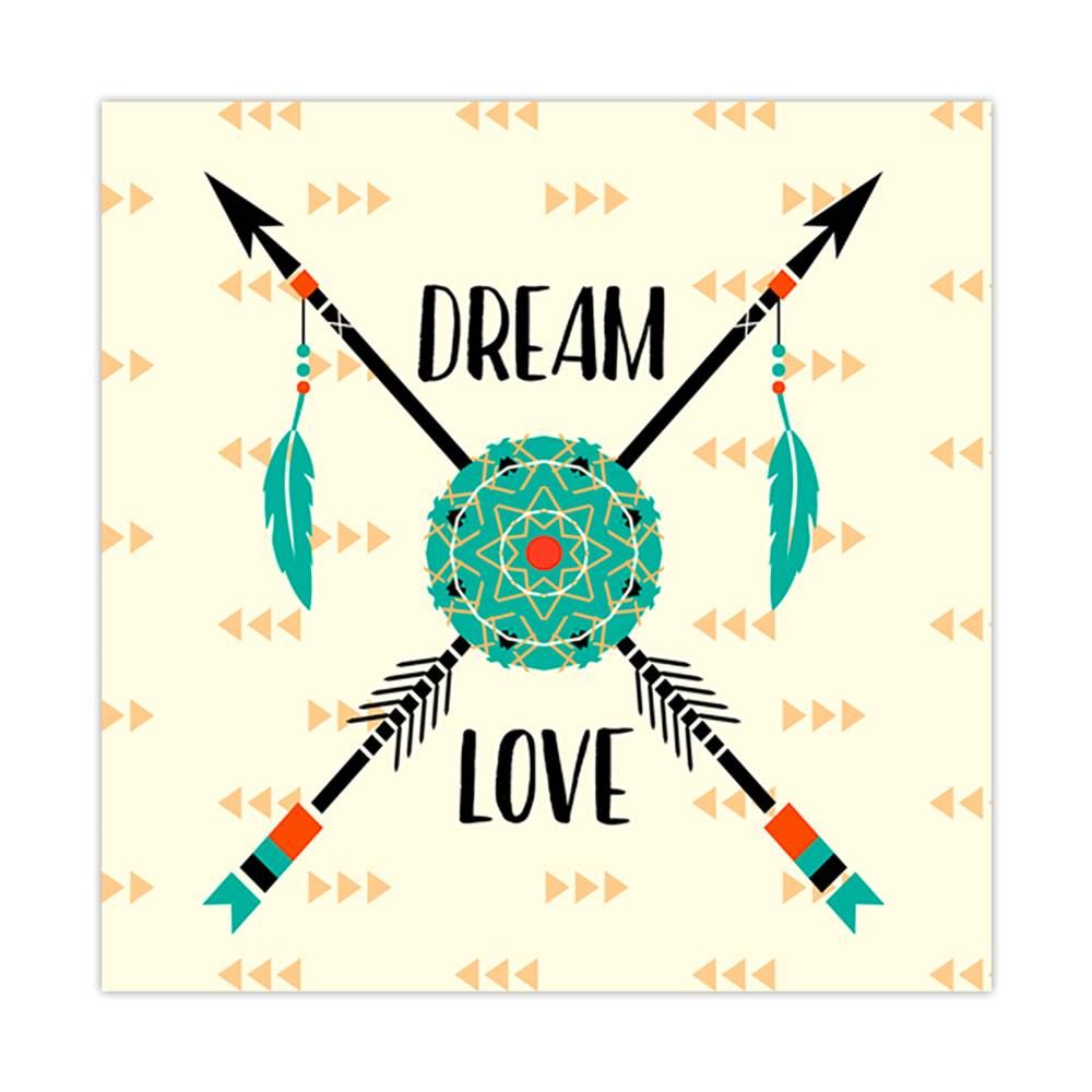Cadre "dream love" 30x30cms
