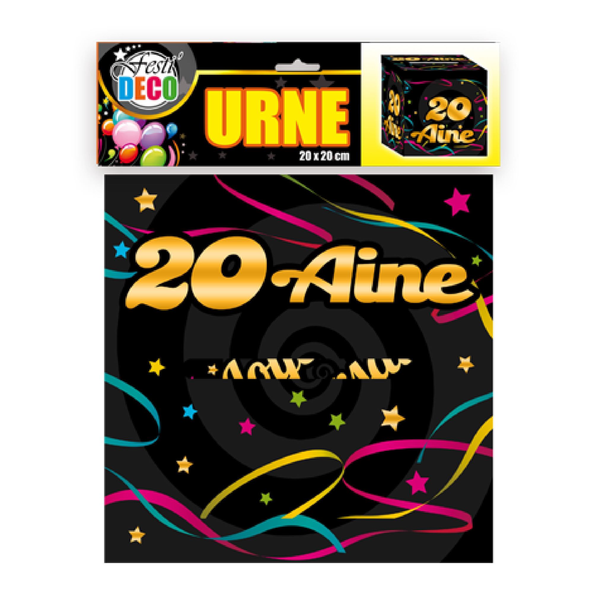 Urne anniversaire 20 aine