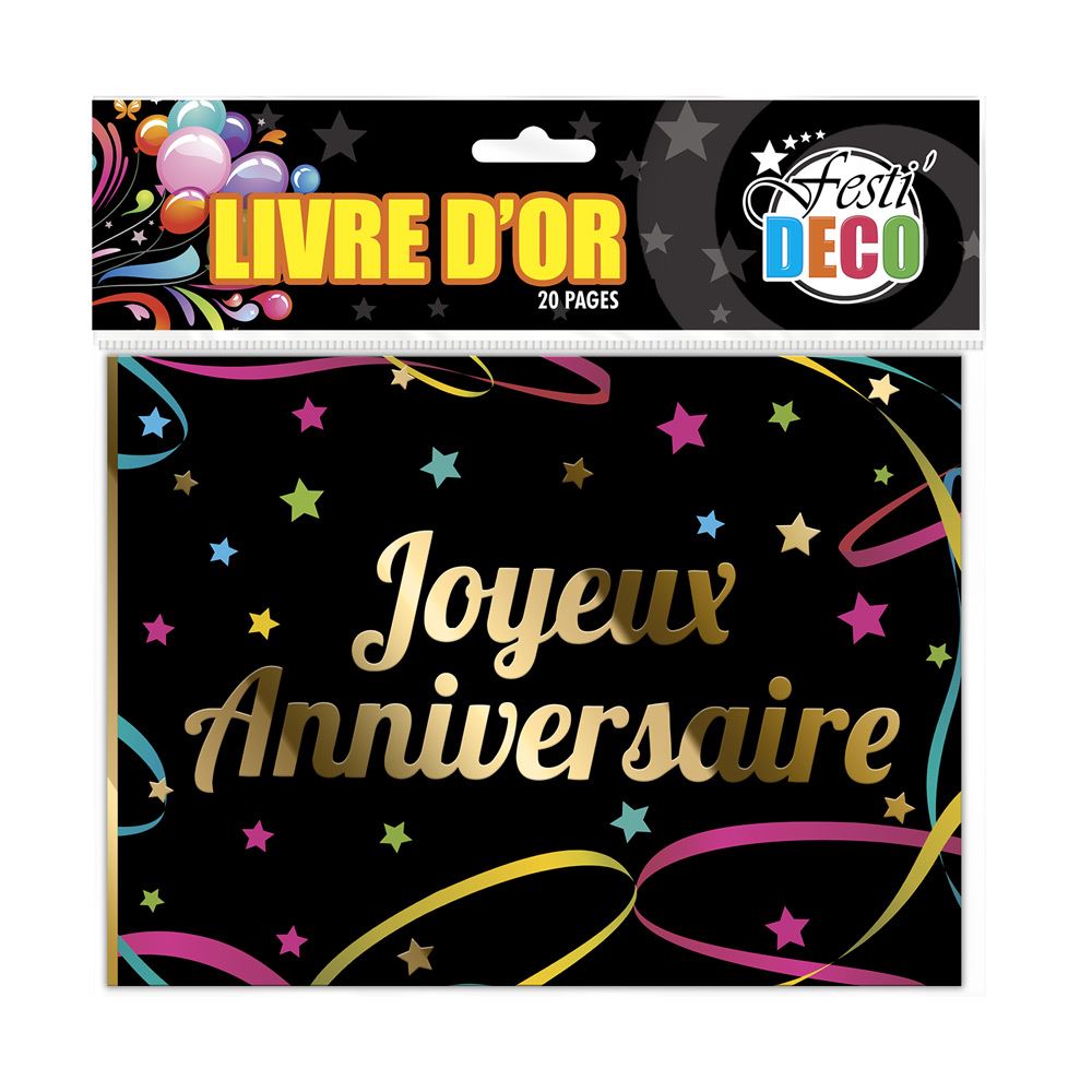 Livre d or anniversaire/
