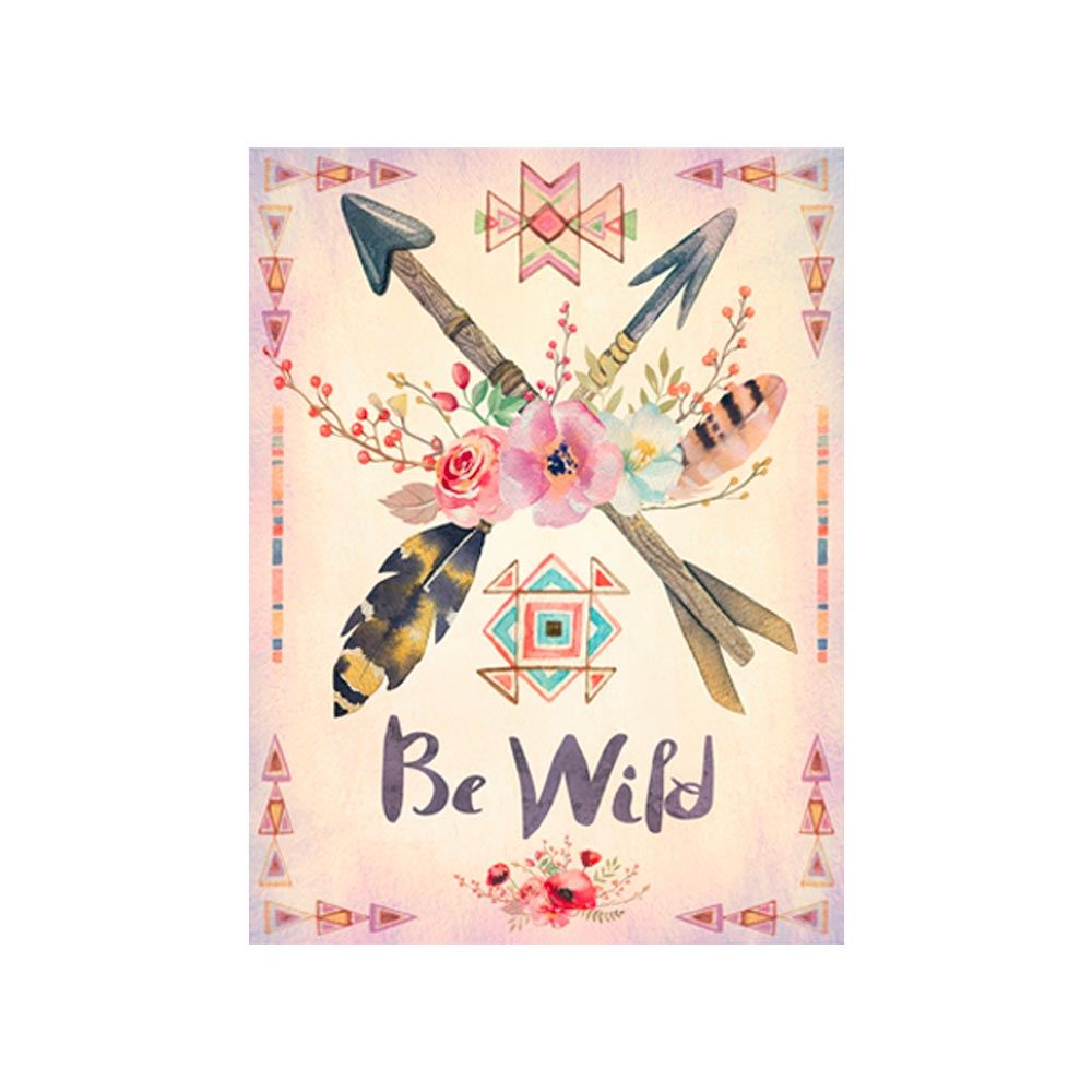 Toile boho fleches