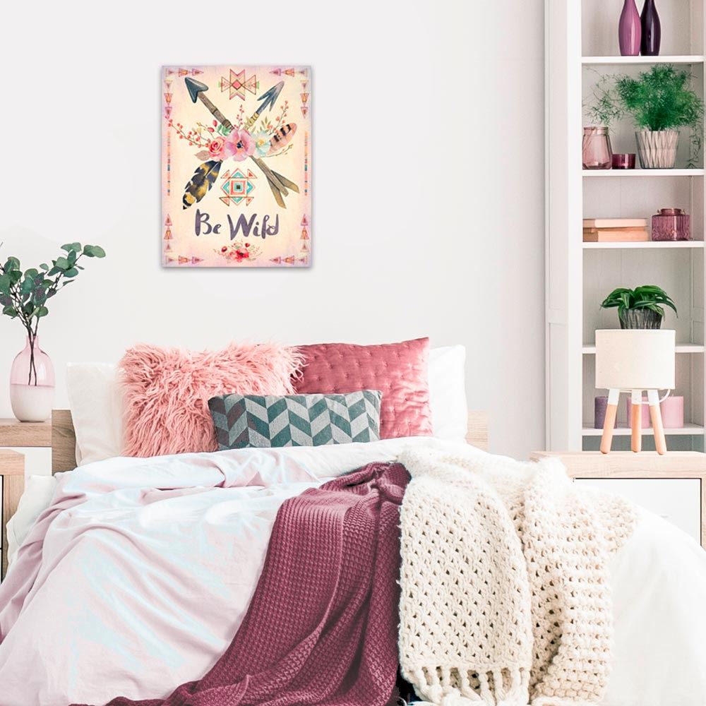 Toile boho fleches
