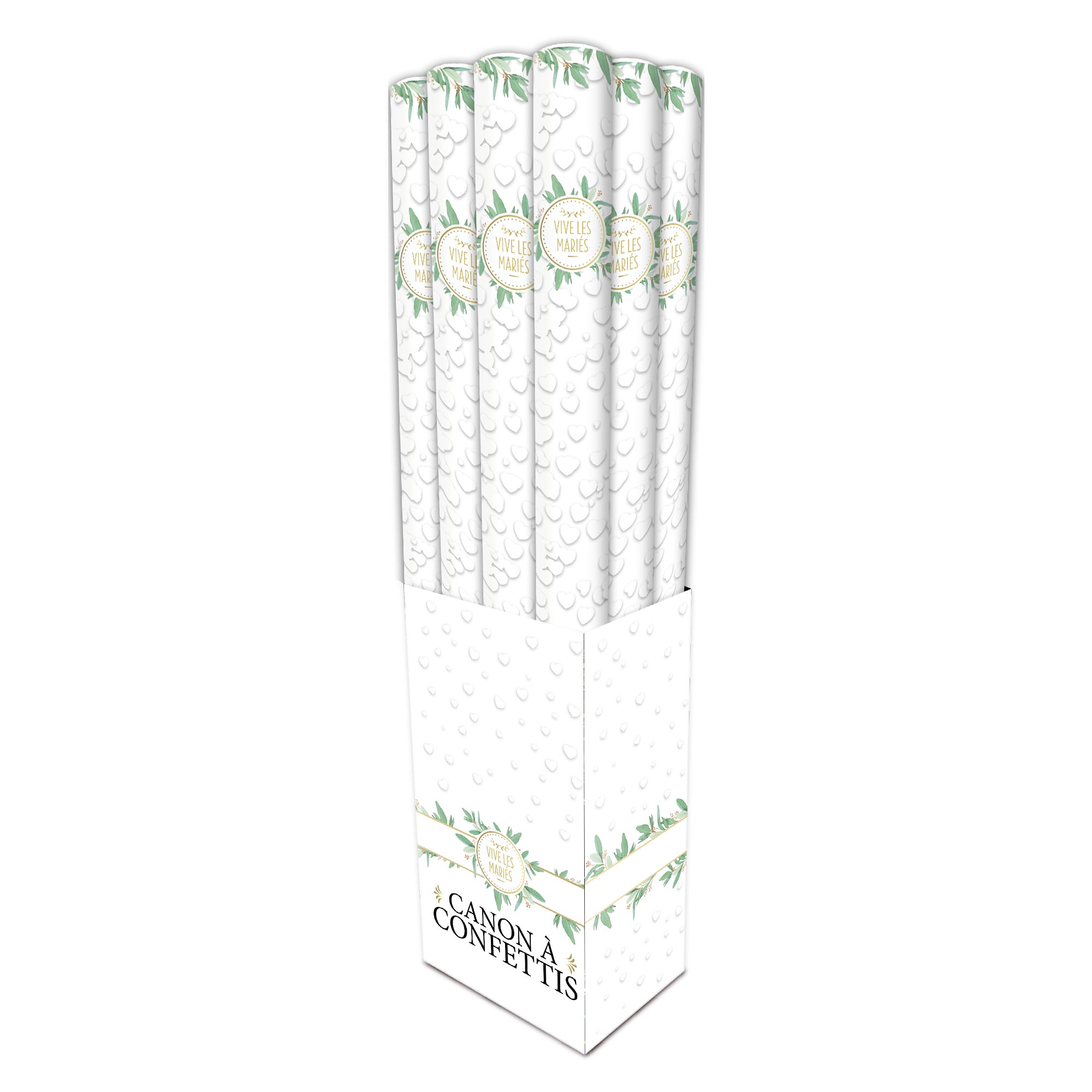 Canon confettis geant cŒur