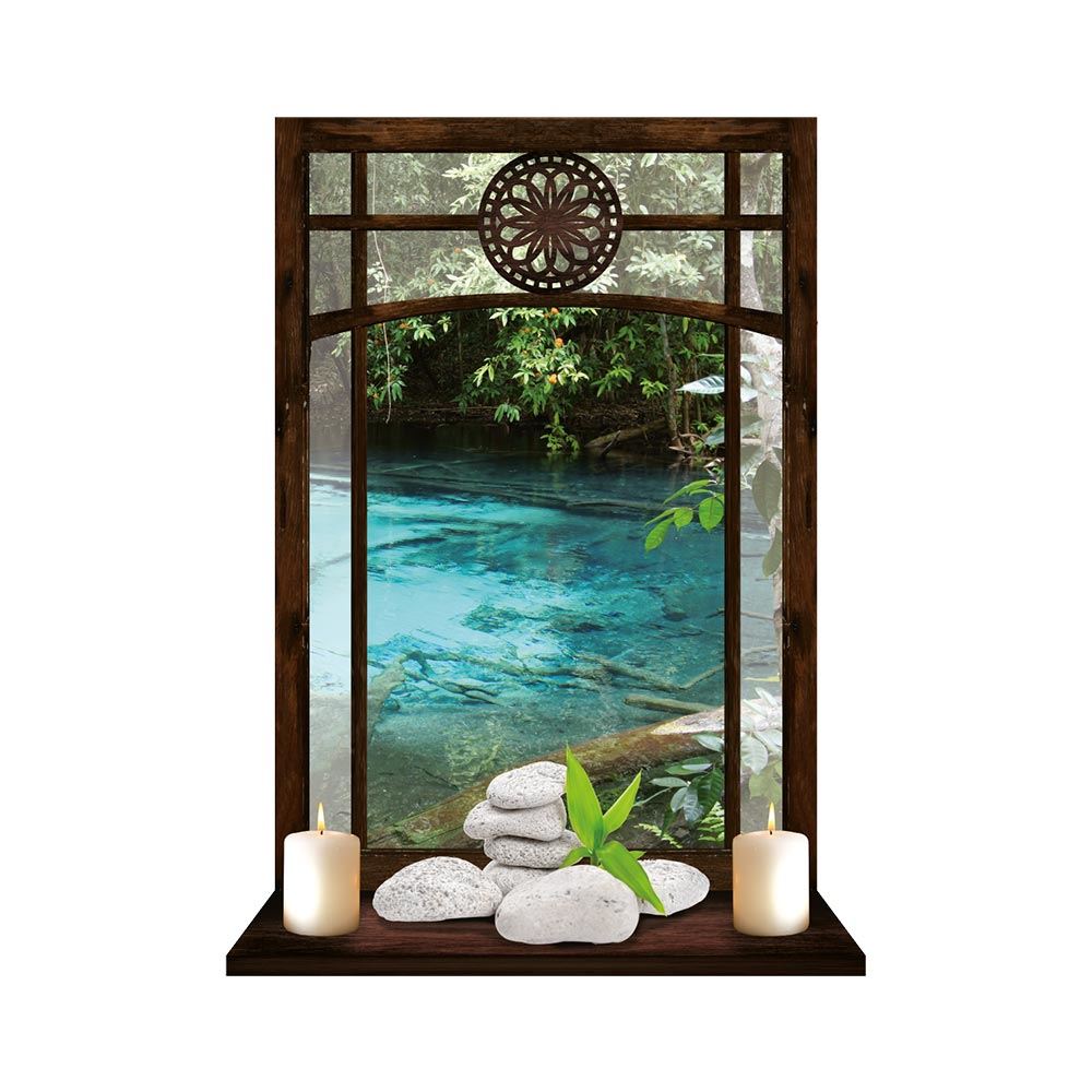 Sticker trompe oeil galets