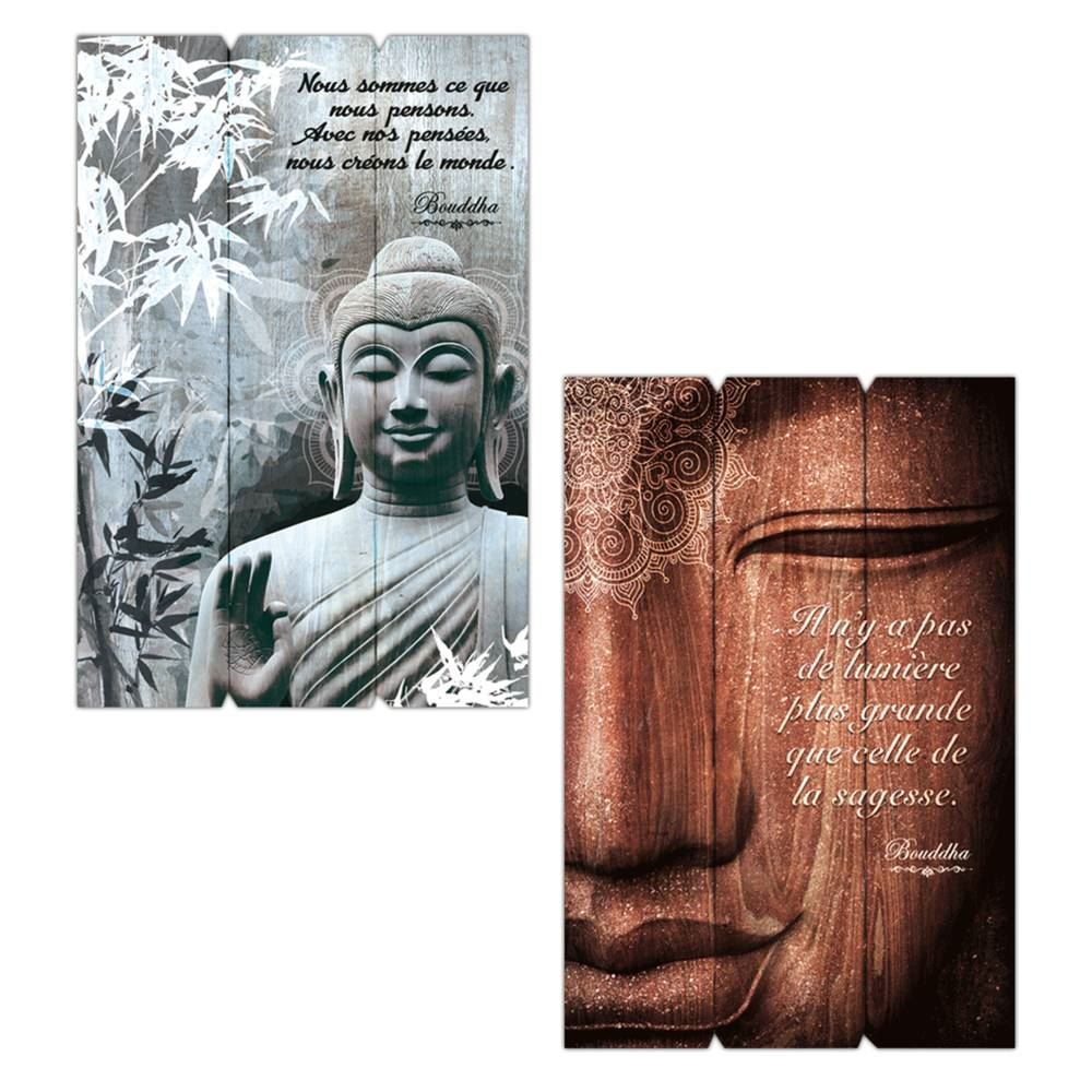 Cadre bouddha 60x40cm 2mods /6pcs