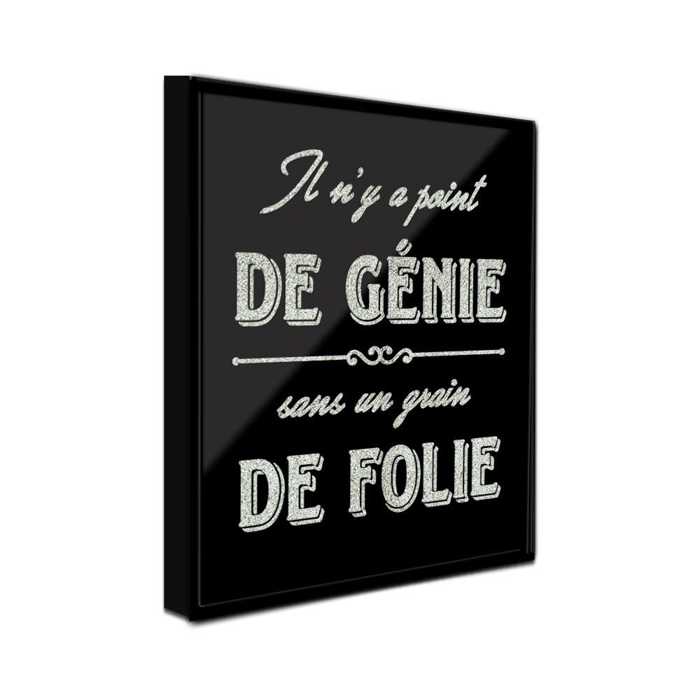 Cadre paillette "genie..."