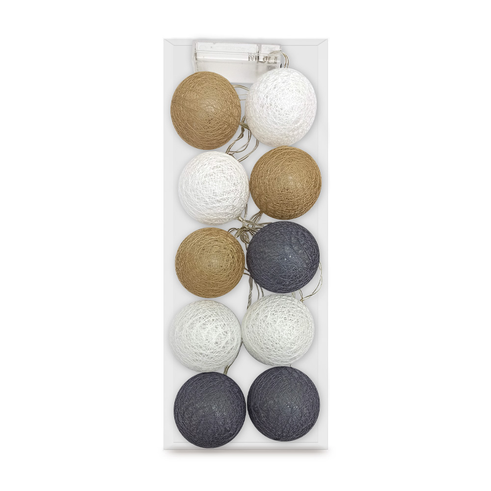 Guirlande lumineuse mout/blanc