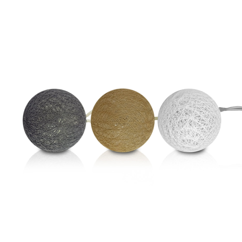 Guirlande lumineuse mout/blanc